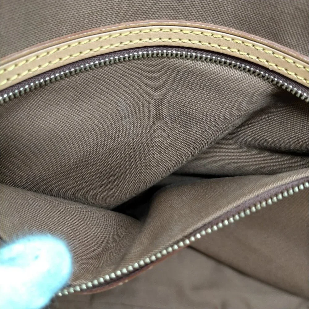 Louis Vuitton Monogram Canvas Briefcase with Vachetta Trim (brown, tan)